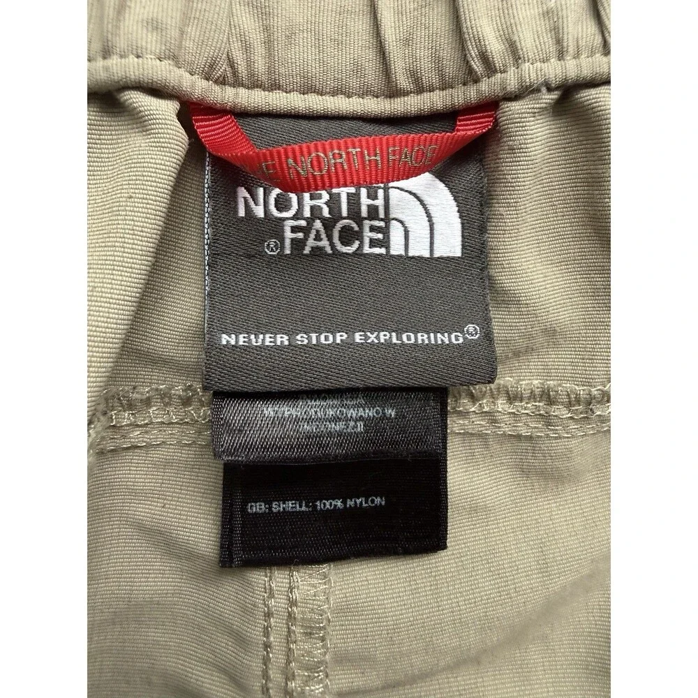The North Face Shorts Mens XXL 2XL Beige Hiking Trail Nylon Utility Gorpcore